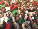 تظاهرة بنغازي دعماً للثورة والثوار