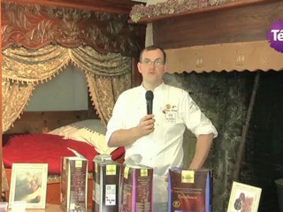 30 juin 2012 - Les étudiants américains de passage à Saint-Lô découvrent le chocolat français au musée du Bocage Normand