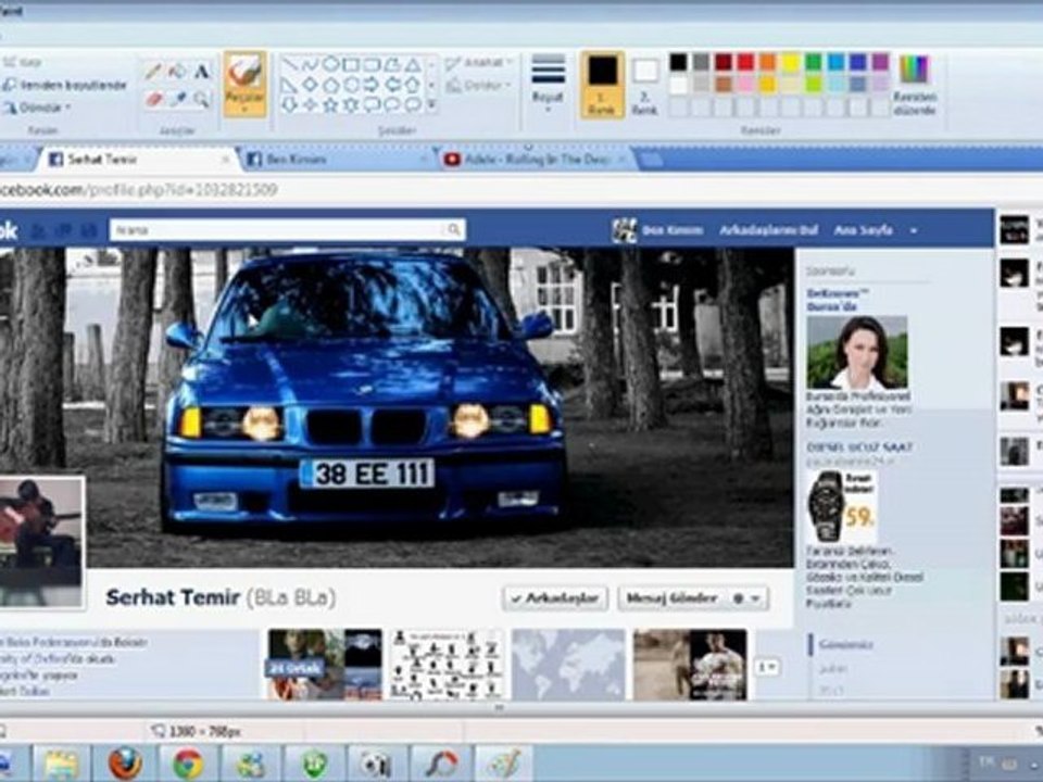 Facebook Zaman Tüneli Kapak Fotografı Dizayn