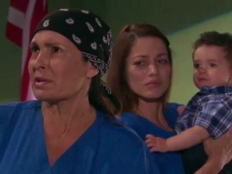 Angela se entera de que Fernanda y Juan Marcos viven juntos Novela Corazon Valiente