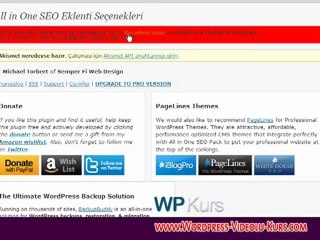 Wordpress Eklentisi - All in One SEO Pack