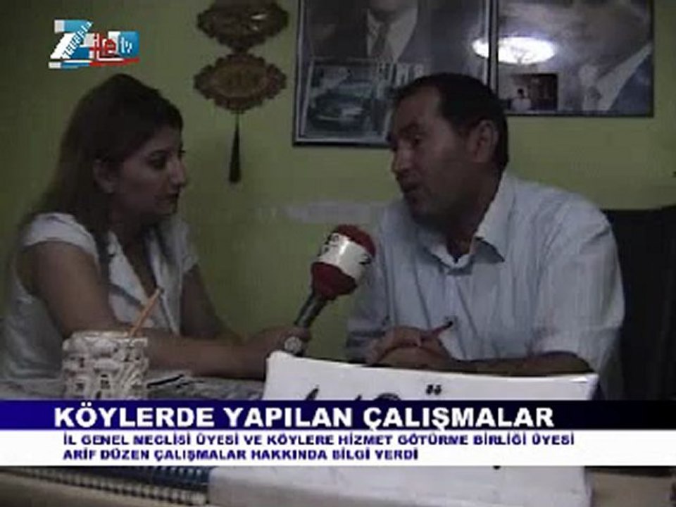 Zile Köylerinde yapılan çalışmalar