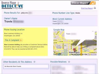 Search for people's names and other information only using aphone number! (Read the description)