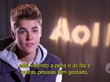 Justin Bieber talks to AOL Music about Believe [LEGENDADO]