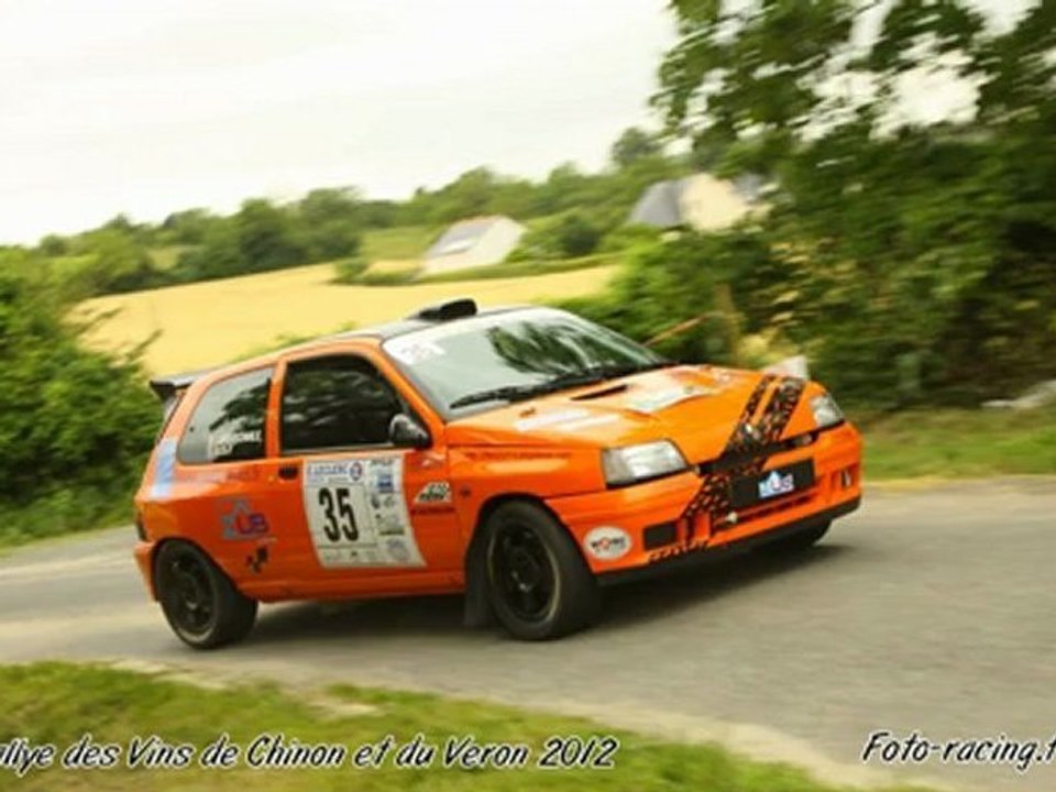 F.BOS - E.LAPERSONNE Clio Williams F2000 14 Rallye des Vins de Chinon et du Véron 2012 ES 2 caméra embarquée
