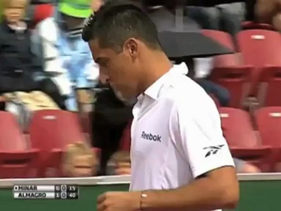 Bastad: Schulter und Minar bringen Almagro fast zu Fall