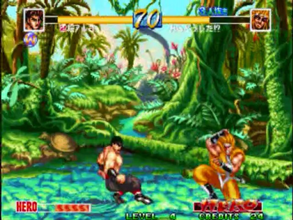 World Heroes Perfect Commentary Set 1 (Extra Dialouge at End)