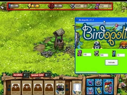 Facebook Game | BIRDOPOLIS | Adder v1.2 cheat WORKING