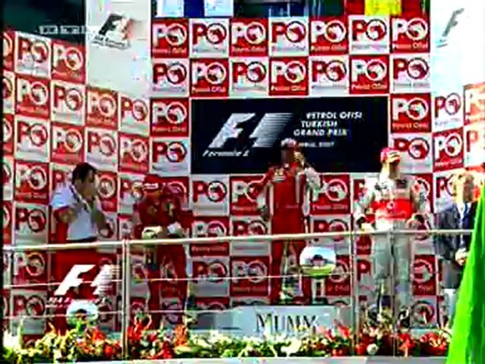 Turkey 2007 Formula 1 Podium