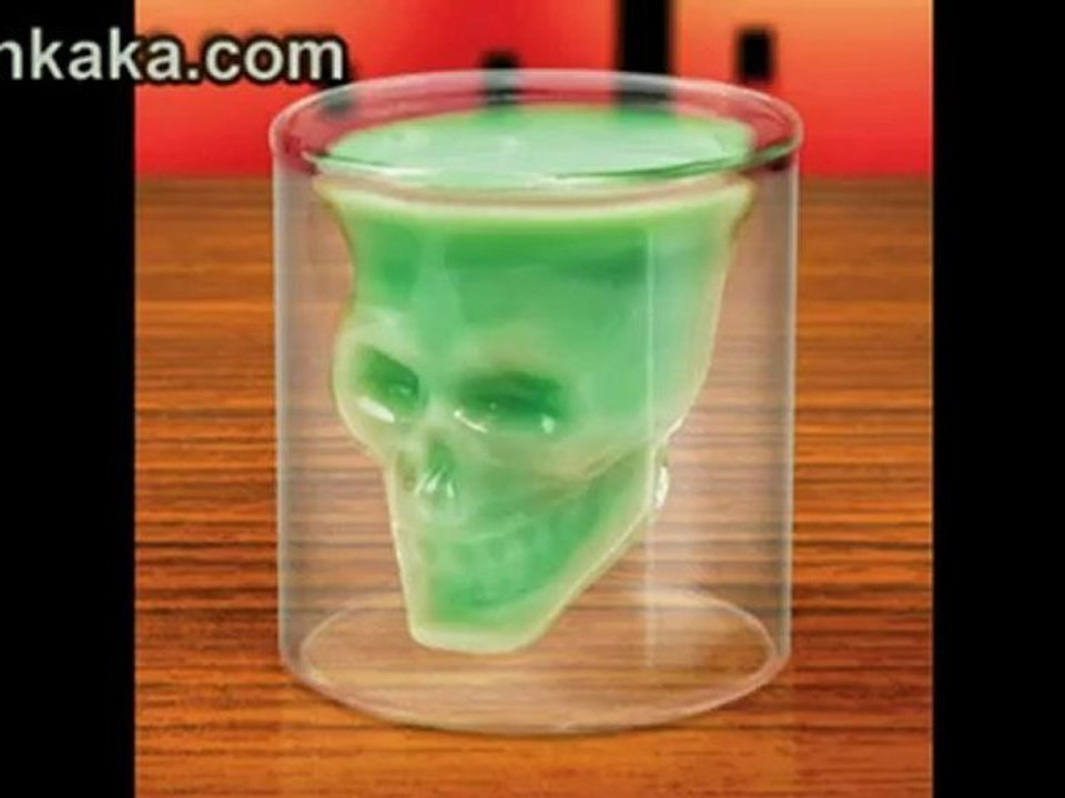 Guide 2 ounces Doomed Crystal Skull Head Whiskey Vodka ...