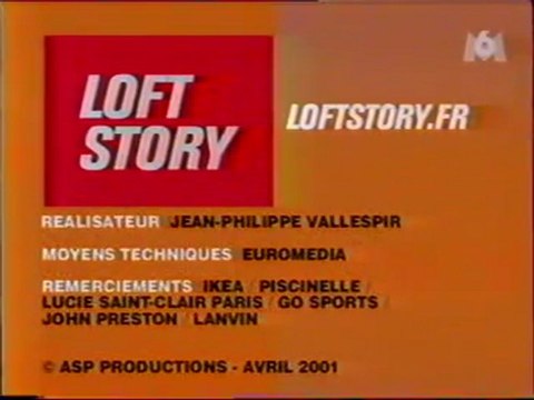 Extrait De L'emission Loft Story Avril 2001 M6