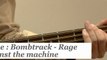 Basse : Comment jouer Bombtrack de Rage against the machine à la basse ? - HD