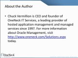 OneNeck IT Services: Oracle Management Services - How to Avoid Outsourcing Pitfalls