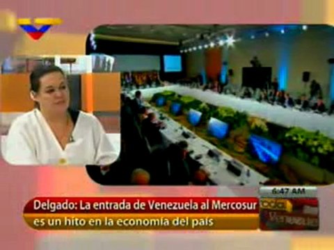 (VÍDEO) Toda Venezuela (12-07-2012) Entrevista a Isabel Delgado, coordinadora venezolana para el Mercosur 1/2