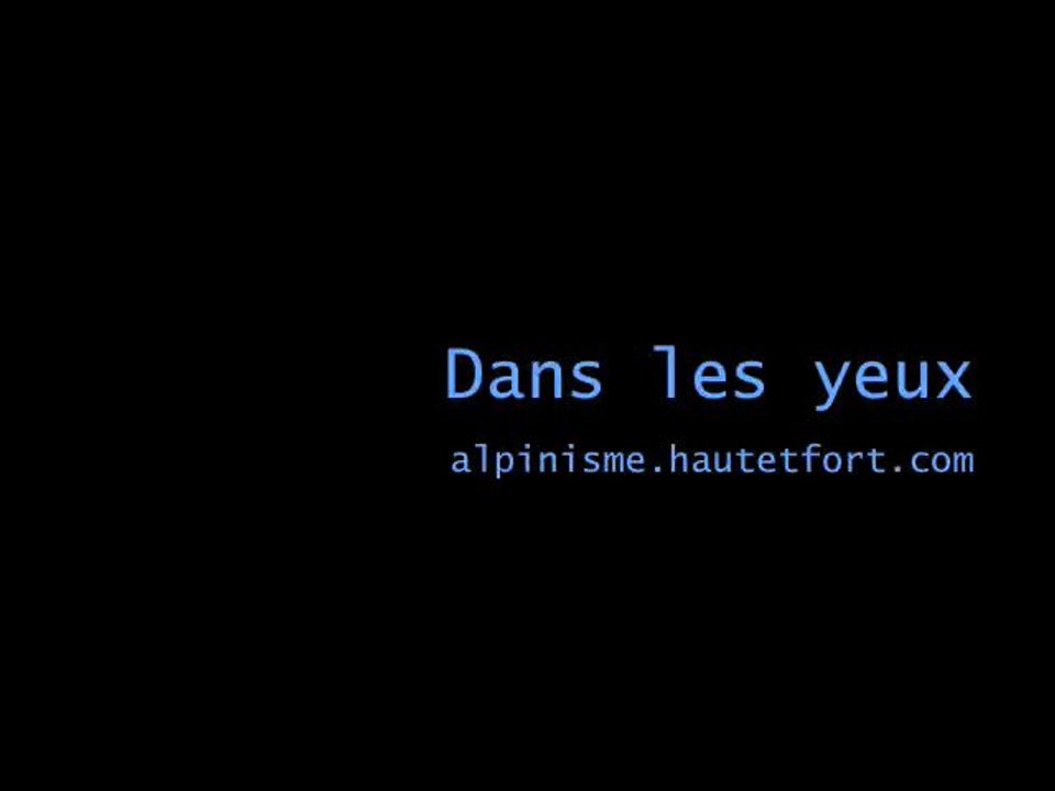 Dans les yeux