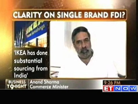 Will clarify on FDI in single brand retail if needed: Anand Sharma