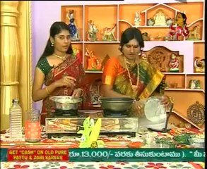 Ruchi Chudu - Making Of Special Item Green Leaves Vada