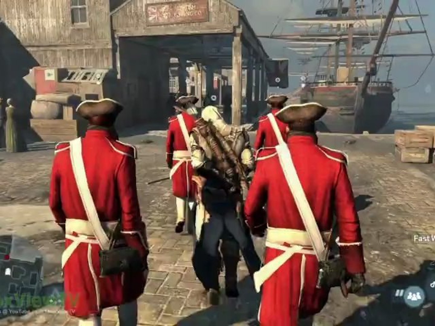 Assassin's Creed 3 - Boston Gameplay DEMO Walkthrough (Commentated) |  English | 2012 | HD - video Dailymotion
