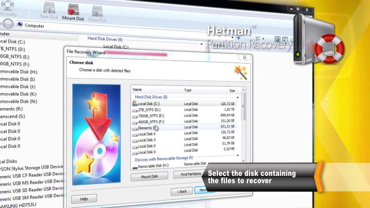 Recovering Deleted Files with Hetman Partition Recovery