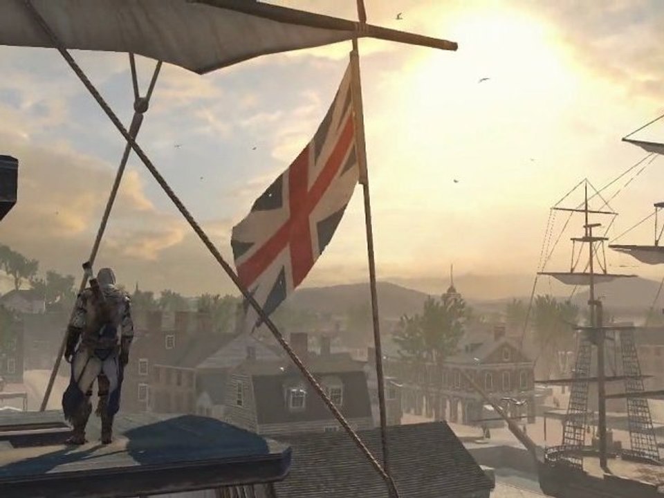 Assassins Creed 3 Boston demo gameplay comentada