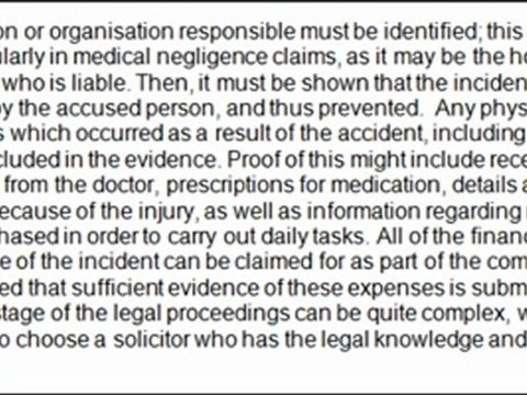 Personal Injury Claims and the law explained by Carpenters Solicitors