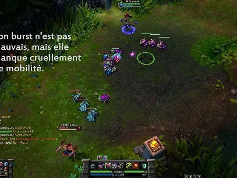 Présentation Zyra gameplay - League of Legends