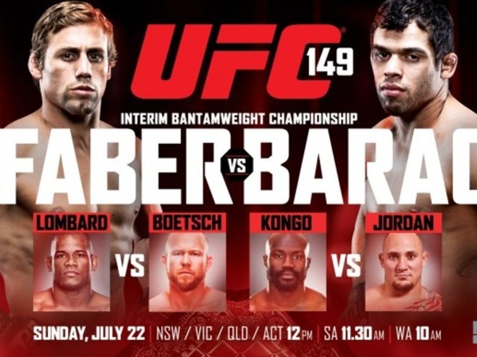 UFC 149 Faber vs. Barao : Extended Preview