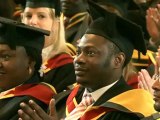 Fabrice Muamba: Touched as he receives honorary doctorate