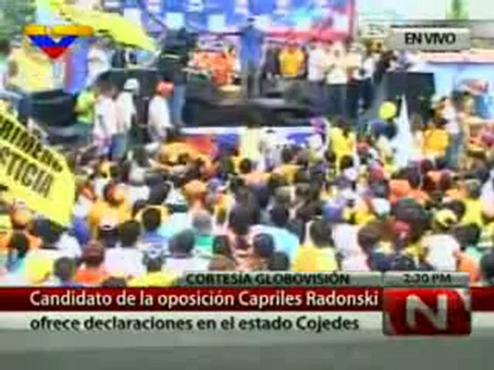 (VÍDEO) Radonski dice que gobierno no ha cumplido promesas... y prometió pensiones y 5 mil empleos en Cojedes 1/2
