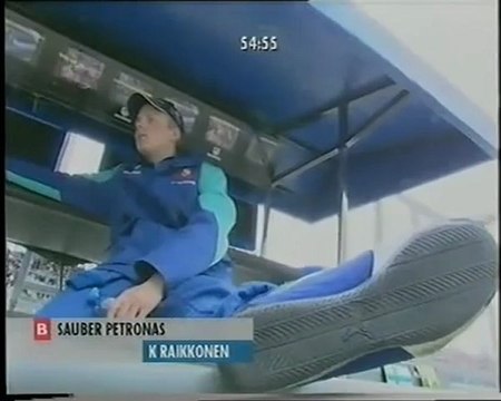 Kimi Räikkönen talking with his Sauber Team mate