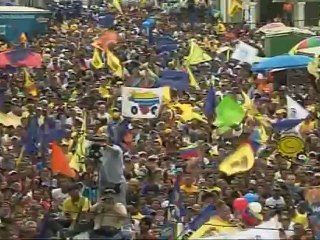 Tải video: Caracas, El Observador, viernes 13 de julio de 2012, Henrique Capriles Radonski continúa su campaña electoral en Puerto Cabello, en el estado Carabobo, con un mitín denominado 