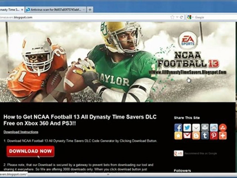 NCAA Football 13 All Dynasty Time Savers DLC Leaked - Tutorial