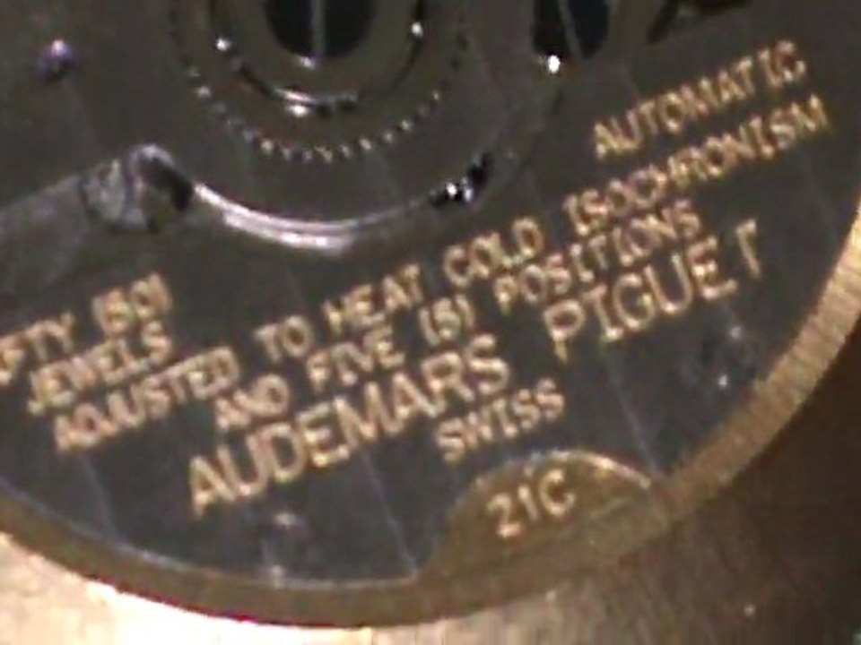 "A.P." Audemars $22,800.00 Piguet Royal Oak Offshore genuine(IRREGAL) Movement REVIEW.Black Themes.