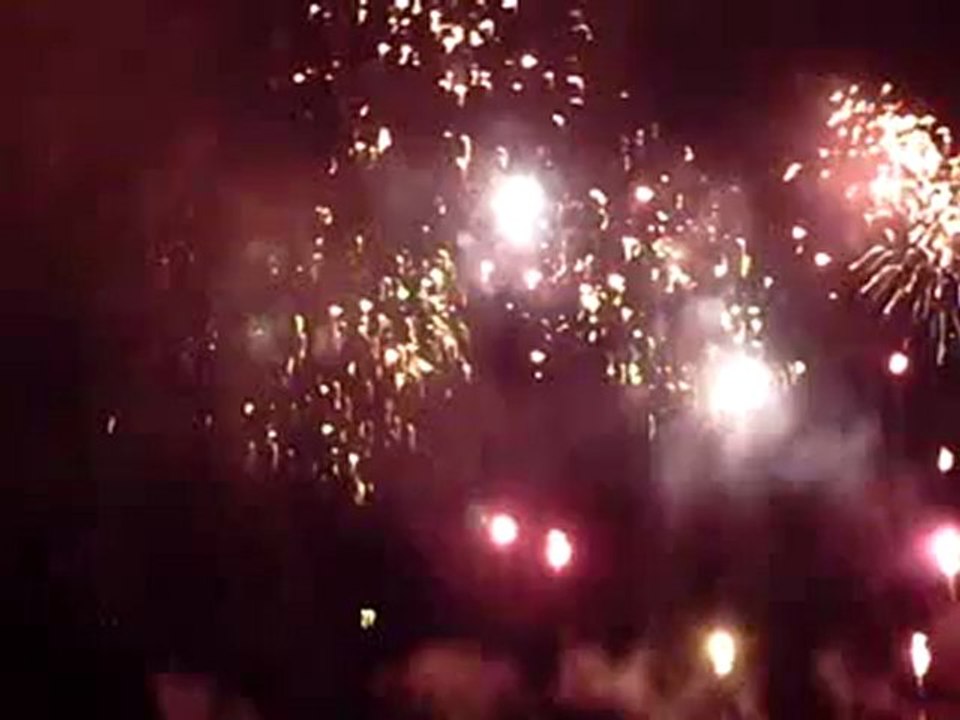 beziers feu d'artifice 13 juillet 2012