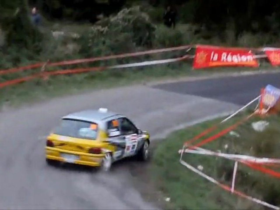 Rallye des Cévennes 2010 Julien Saunier Fabien Pomares