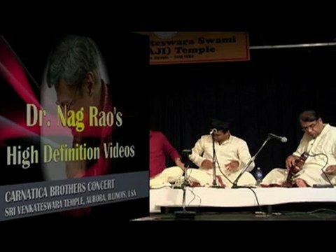 CARNATICA BROTHERS AT SRI VENKATESWARASWAMY TEMPLE IN CHICAGO: MANGALAM