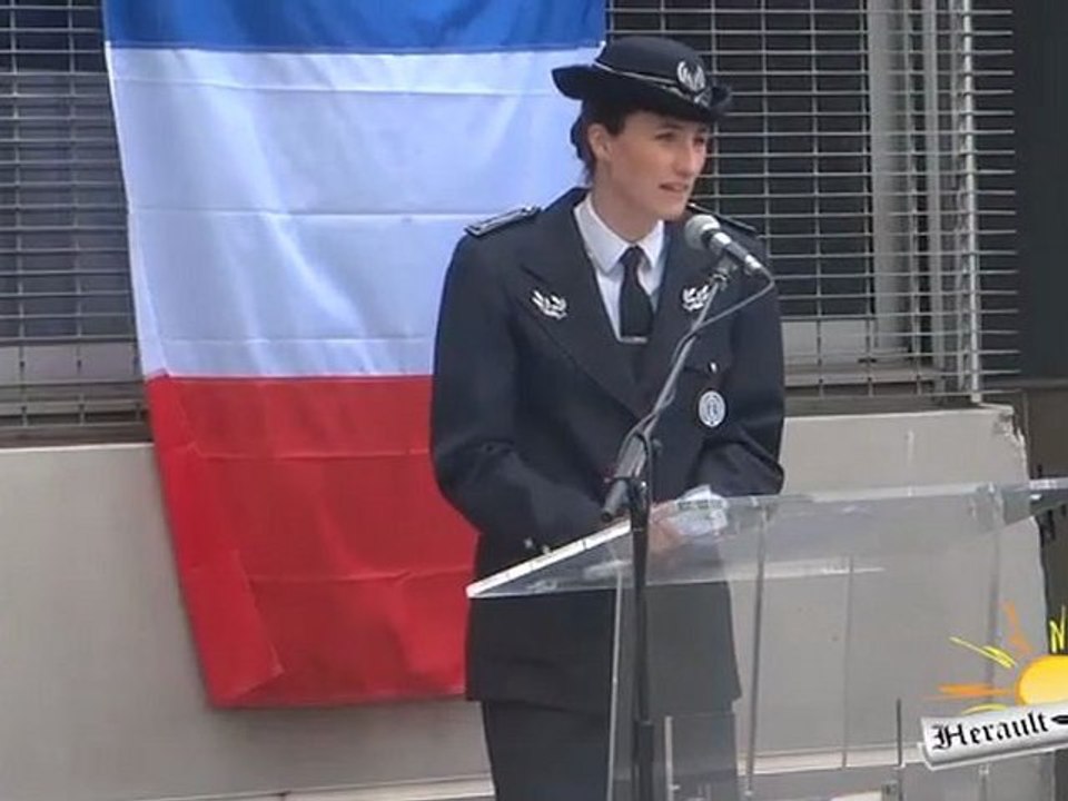 AGDE - 2012 - Allocution de Madame le commissaire de Police Caroline BELDA Le Commissariat d'Agde renforcé pour la saison estivale  POLICE-NATIONALE 2012 1