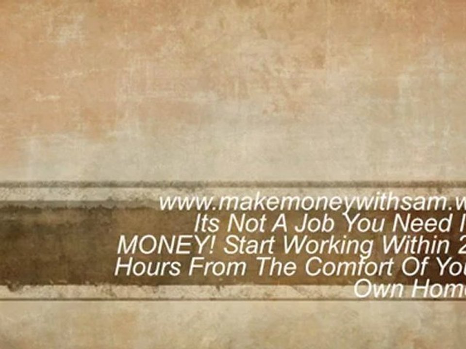 Opportunity Of A LifeTime! Earn Extra Money, Working From Home!. Working From Home Opportunity.
