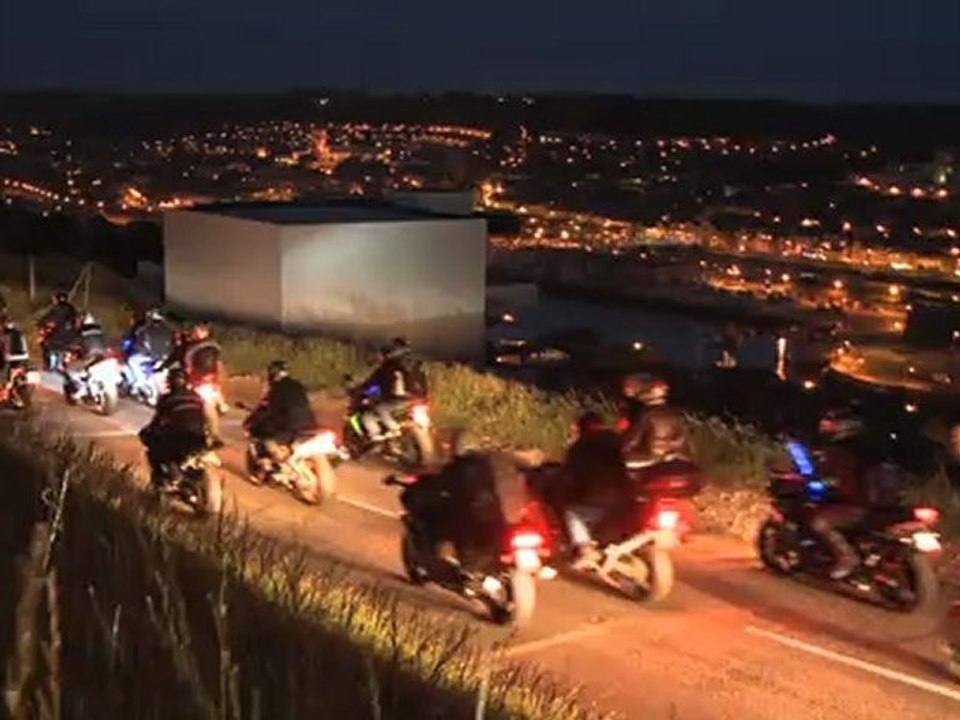 Les 40 ans de la descente des motards à Fécamp