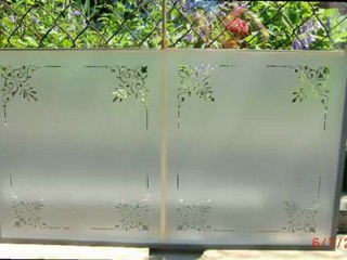 piaskowanie dekoracyine Wrocław szklarz lustra