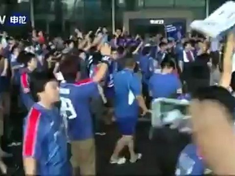 Didier Drogba accueilli à Shanghai