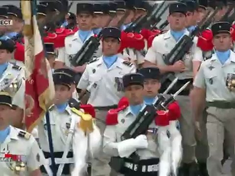 Défilé du 14 juillet 2012 1er régiment chasseurs parachutistes