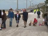 Saint-Jean-de-Monts (Vendée) : arrivée des vacanciers