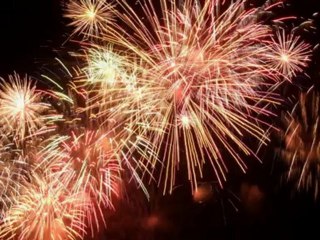 Feu d'artifice à Folelli vendredi 13 juillet 2012