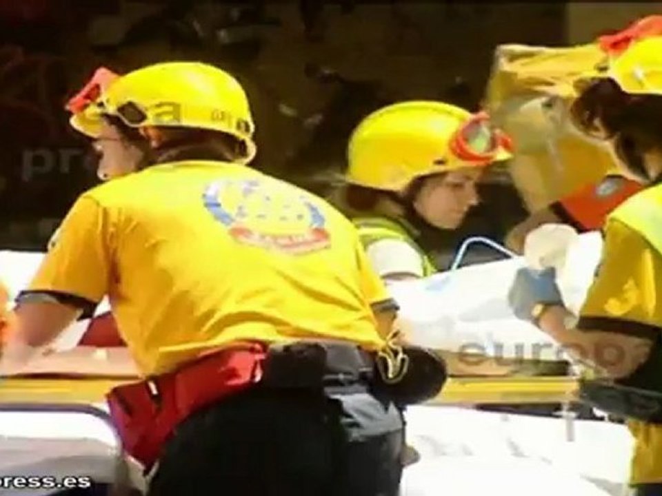 Aparatoso accidente en el centro de Madrid