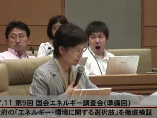 20120711 (3/5)【重要 索引付】第9回 国会エネルギー調査会（準備回）