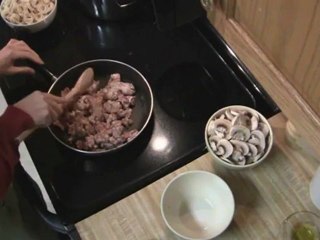 Tortellini with Italian Sausage and Mushrooms part 2
