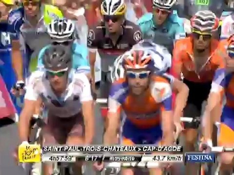 CAP D'AGDE - 2012 - TOUR DE FRANCE 2012 - ARRIVEE AU CAP D'AGDE - Samedi 14 juillet - Étape 13 - 217km Saint-Paul-Trois-Châteaux / Le Cap d'Agde