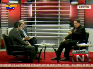 (VÍDEO) Entrevista en TVO a Candidato de la Patria Hugo Chávez (1/3) (13/07/2012)