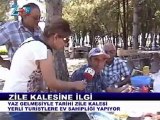 Yazın gelmesiyle Zile kalesine yoğun ilgi